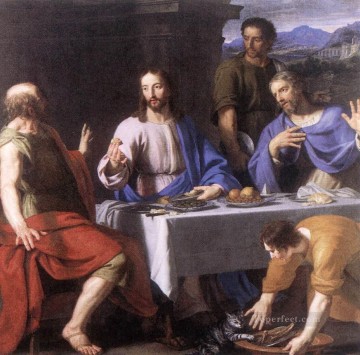 フィリップ・ド・シャンパーニュ Painting - エマウス・フィリップ・ド・シャンパーニュの晩餐